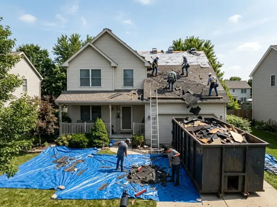 roof-replacement-debris-remova-004 — frequently asked questions, Cheapest Dumpster Rentals in East Milton, FL